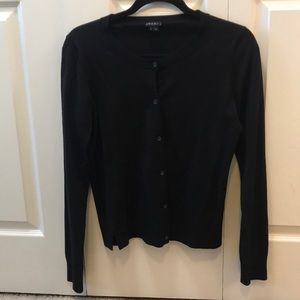 Theory Crew Neck Button Down Cardigan